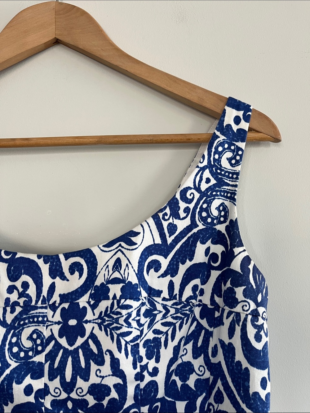Nine West Navy and White Tile-Print Mini Dress - Picture 4 of 13